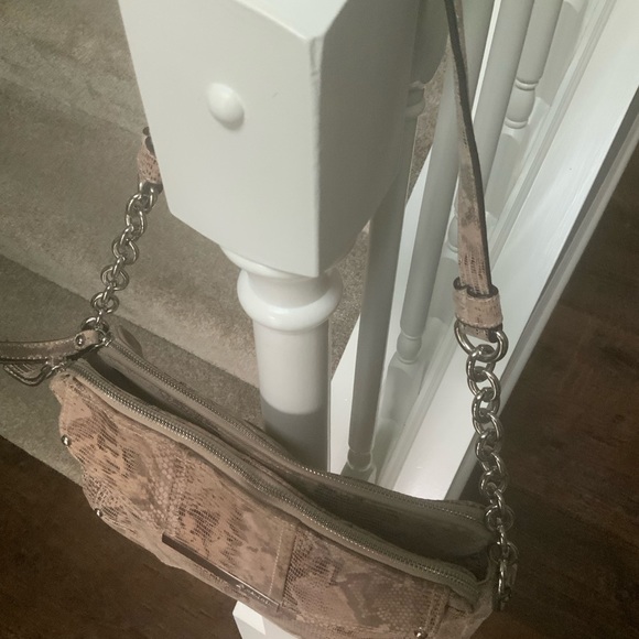 B. MAKOSWKY Snake Skin Shoulder Bag - Picture 6 of 9